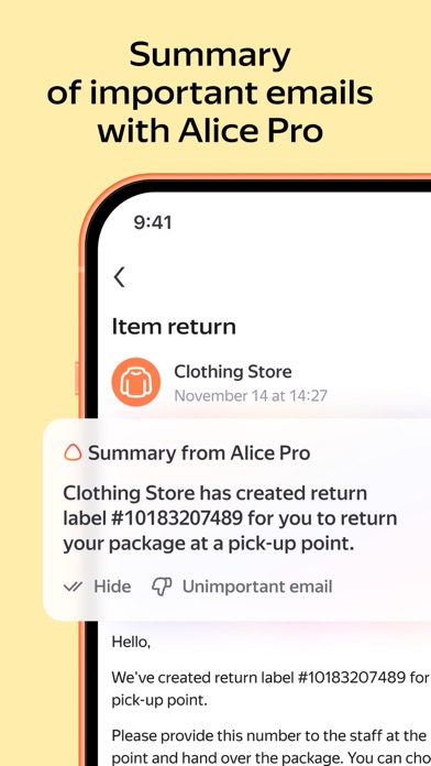 Yandex Mail: Email & Cloud screenshot 7