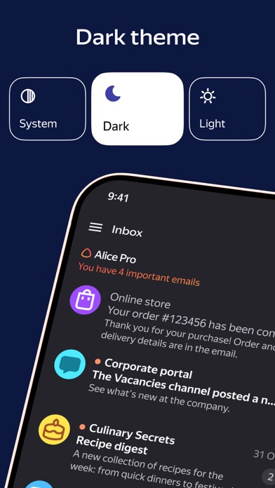 Yandex Mail: Email & Cloud screenshot 1