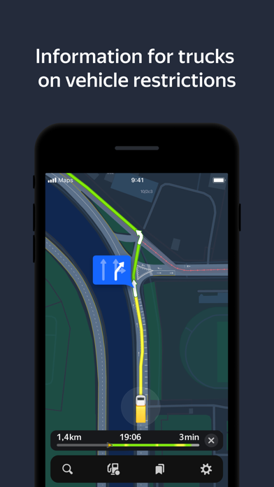 Yandex Navi – navigation, maps screenshot 1