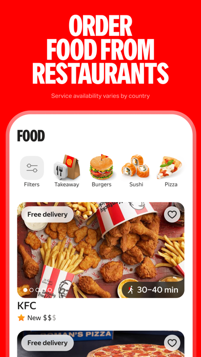 Yango: taxi, food, delivery screenshot 2