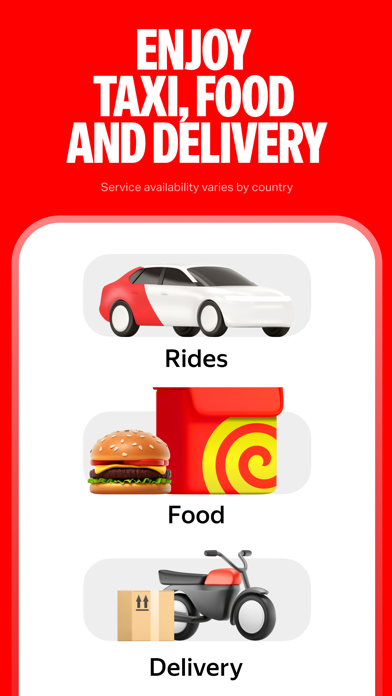 Yango: taxi, food, delivery screenshot 4