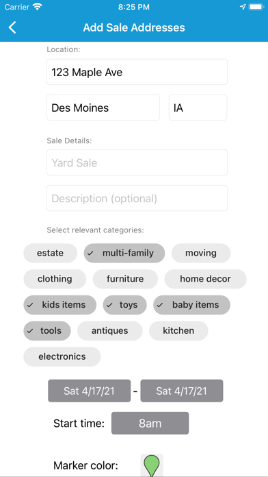 Yard Sale Treasure Map screenshot 1