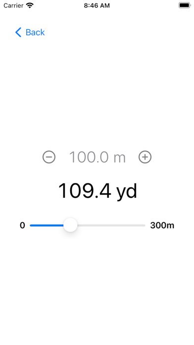 Yards and Meters screenshot 1