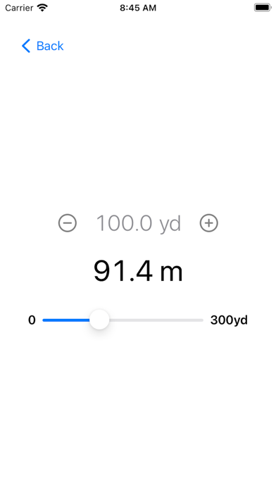 Yards and Meters screenshot 2
