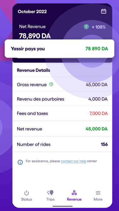 Yassir driver : Partner app screenshot 2