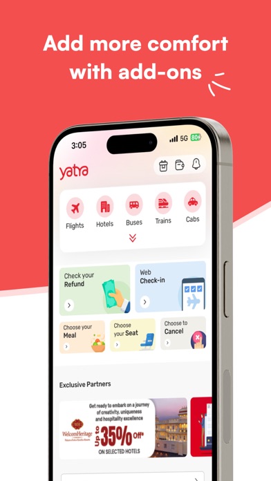 Yatra - Flights, Hotels & Cabs screenshot 1