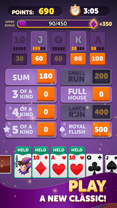 Yatzy Cards screenshot 4