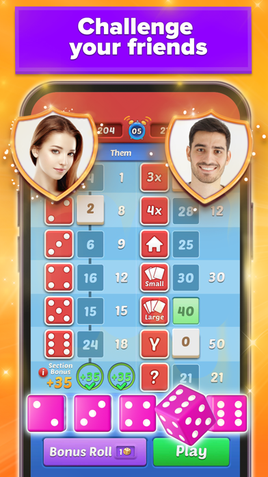 Yatzy Vacation dice game screenshot 4