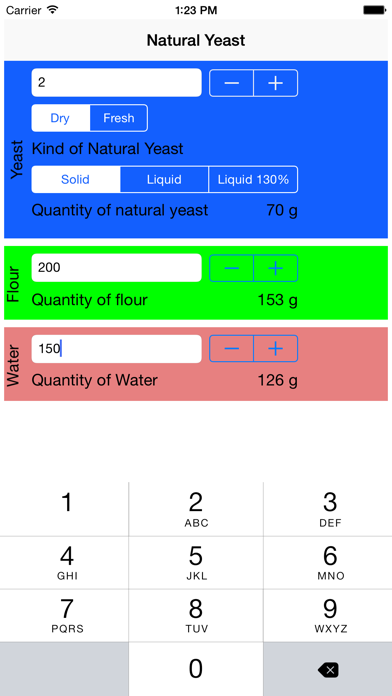 Yeast Calculator screenshot 1