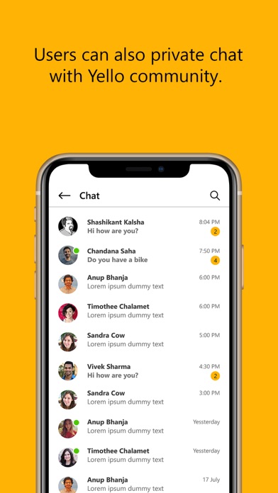 Yello - just ask screenshot 3