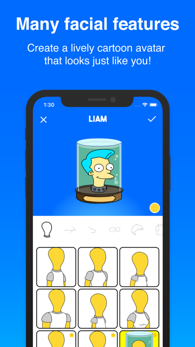 Yellow Avatar Face Maker screenshot 4