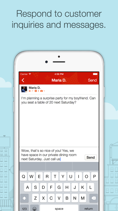 Yelp for Business App screenshot 1