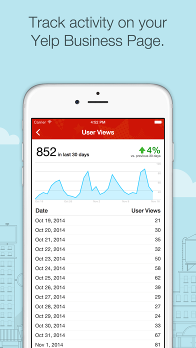 Yelp for Business App screenshot 4