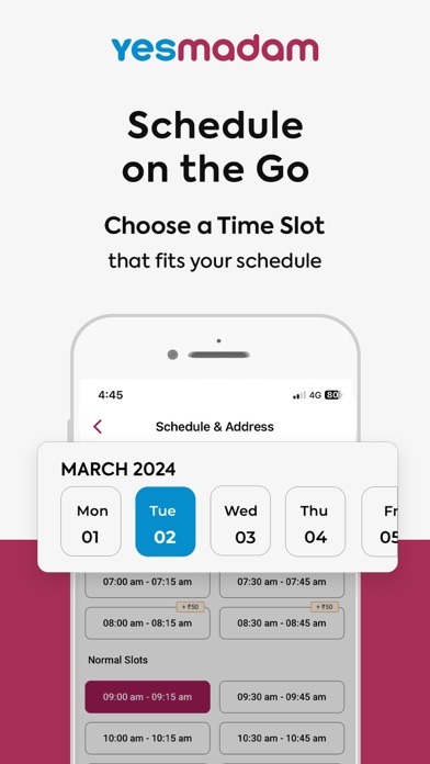 Yes Madam - Salon at Home App screenshot 5