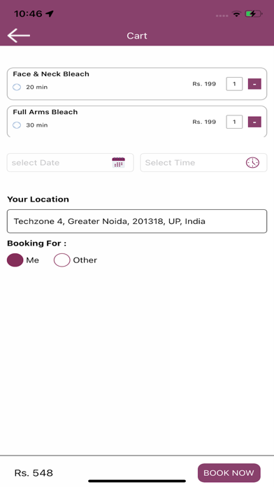 Yes Mam (Salon at Home) screenshot 1