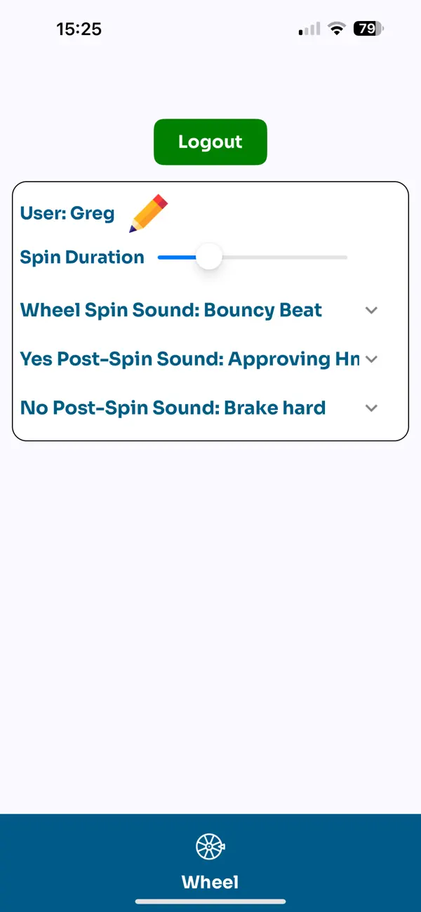 Yes or No Wheel Spinner screenshot 4