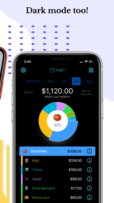 Yet Another Spending Tracker screenshot 1