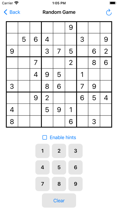 Yet Another Sudoku screenshot 2