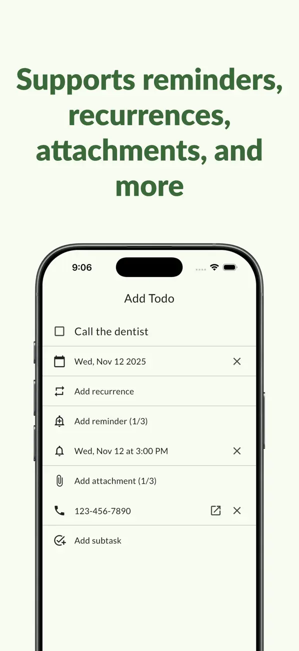 Yet Another Todo App screenshot 2