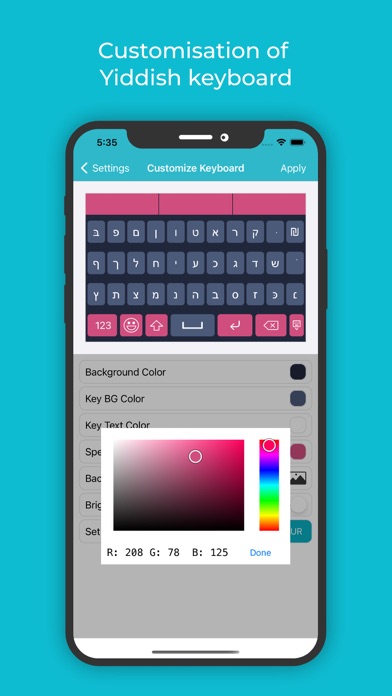 Yiddish Keyboard: Translator screenshot 3