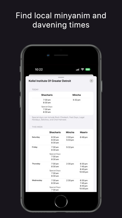 YidKit: Smart Siddur, Zmanim screenshot 2
