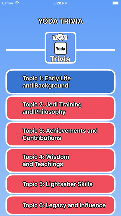 Yoda Trivia screenshot 3