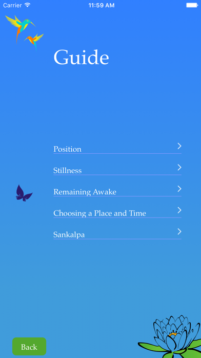 Yoga Nidra - Relaxation Lite screenshot 1