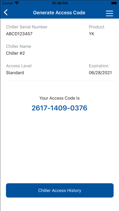 YORK Chiller Access Manager screenshot 3
