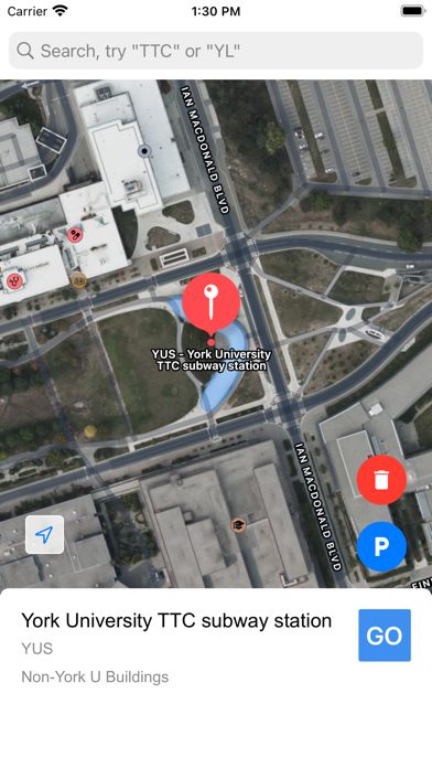 York U Maps screenshot 2