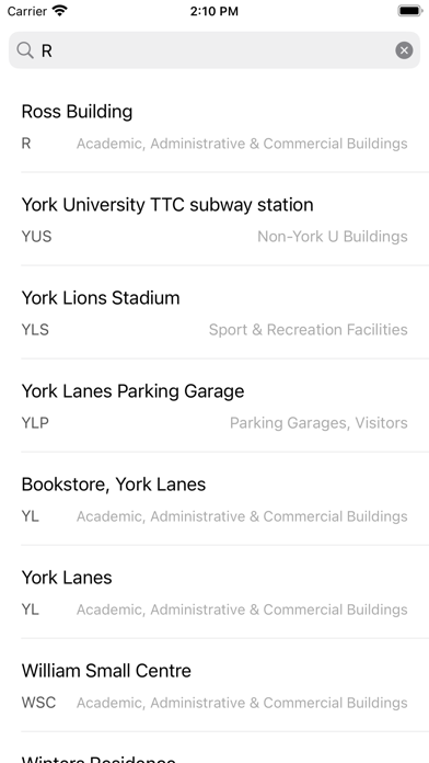 York U Maps screenshot 1