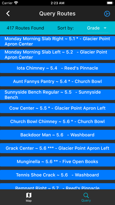 Yosemite Valley Climbing Guide screenshot 2