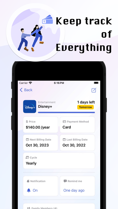 Yosum: Subscription Manager screenshot 3