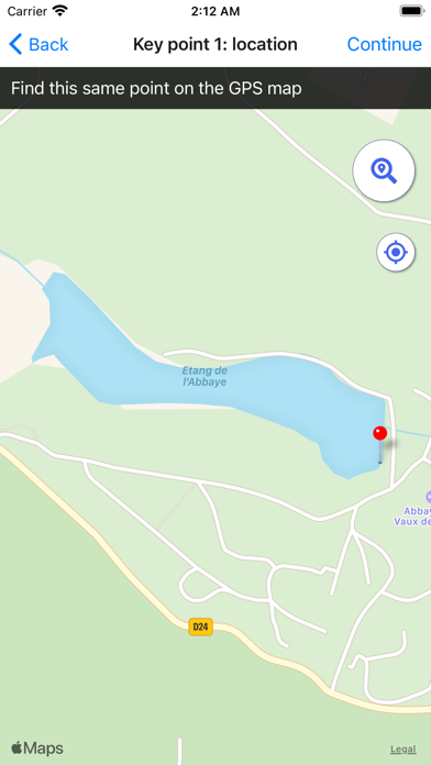 You are here - GPS for any map screenshot 2