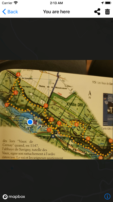 You are here - GPS for any map screenshot 4