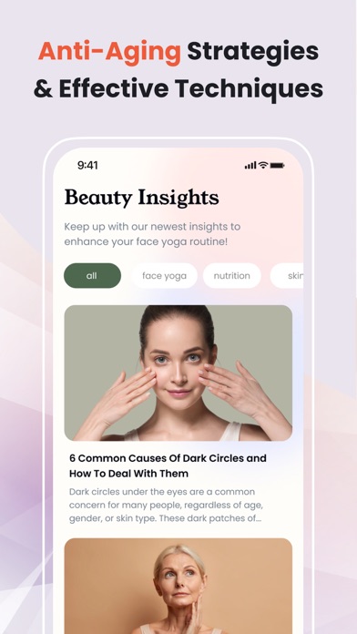 Young Face: Face Yoga Exercise screenshot 2
