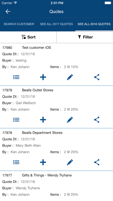 Youngs Sales Rep screenshot 1