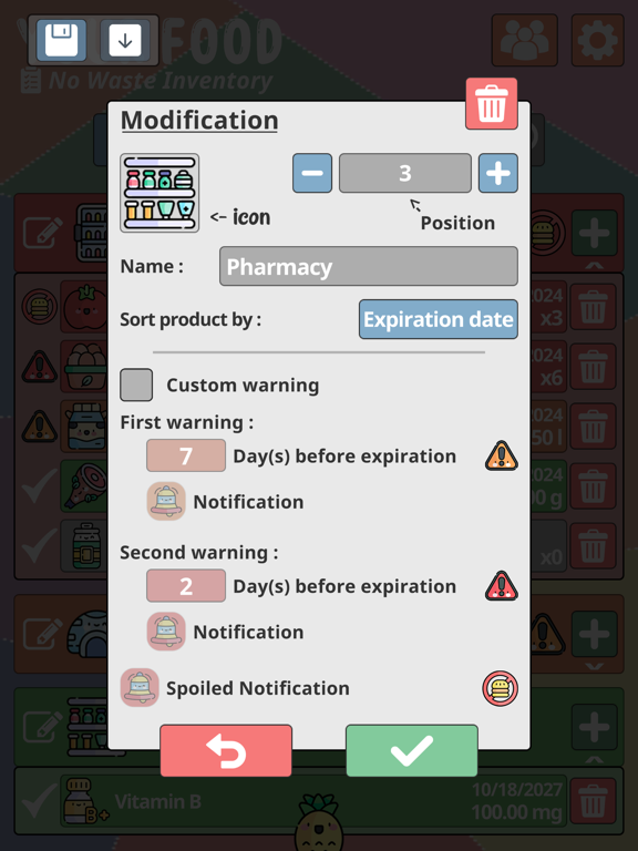Your Food - No Waste Inventory screenshot 4