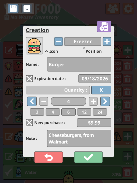 Your Food - No Waste Inventory screenshot 5