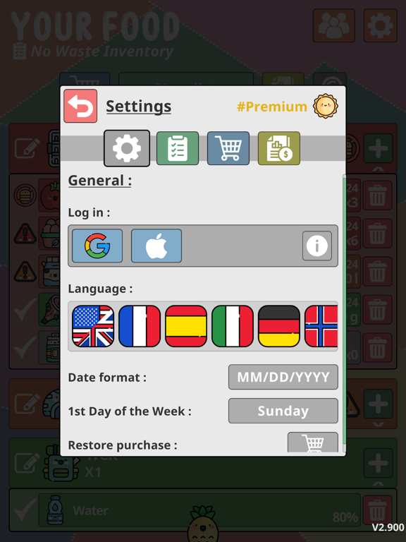 Your Food - No Waste Inventory screenshot 1