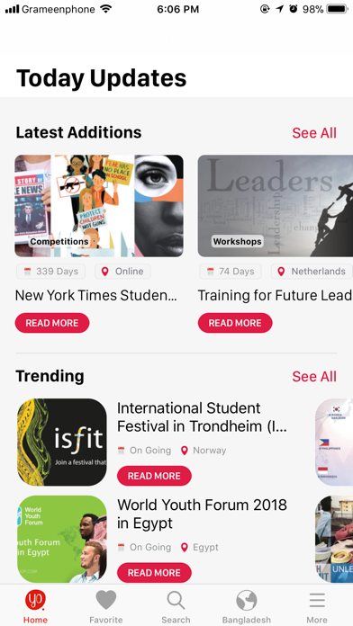 YouthOpportunities screenshot 3