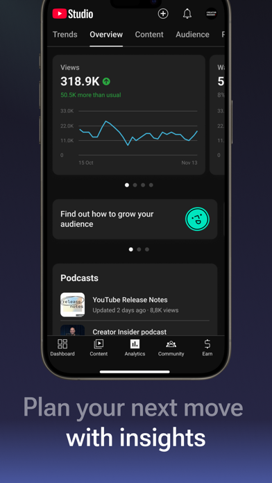 YouTube Studio screenshot 3