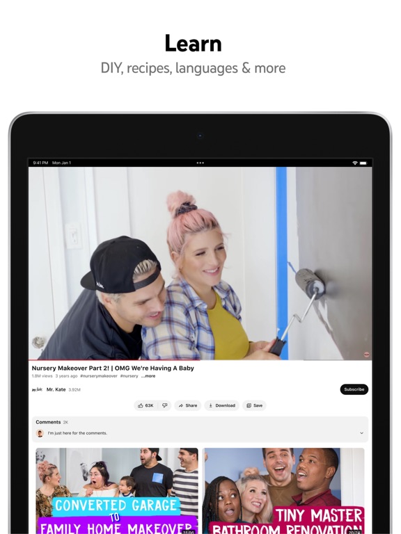 YouTube screenshot 1