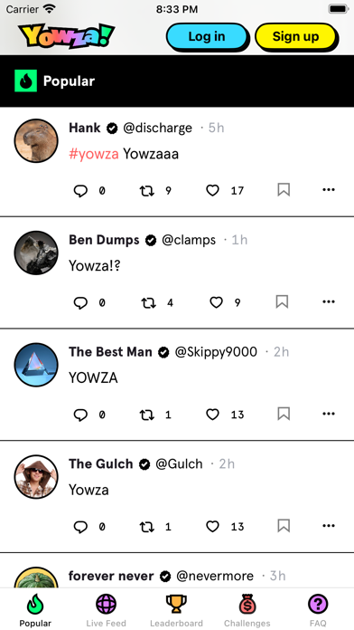 YOWZA · Cards Against Humanity screenshot 1
