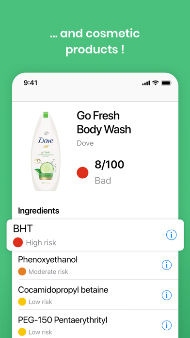 Yuka - Food & Cosmetic Scanner screenshot 3