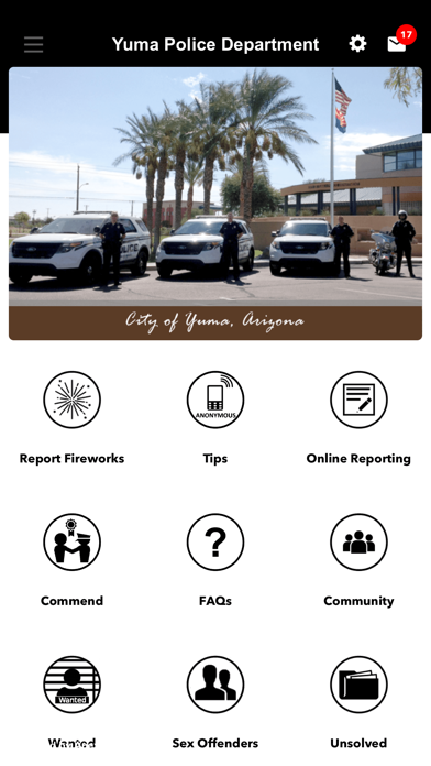 Yuma Police Department screenshot 2