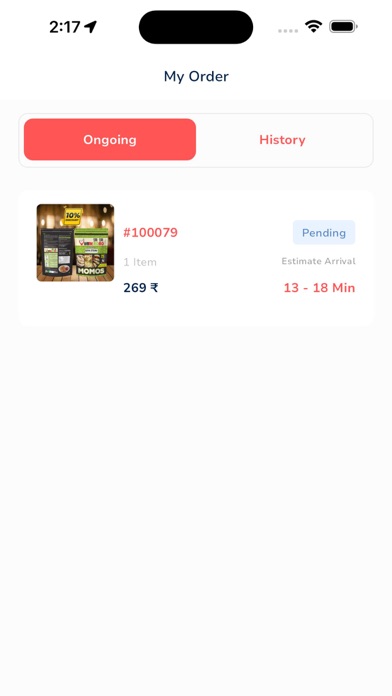 Yumme Momos App screenshot 2