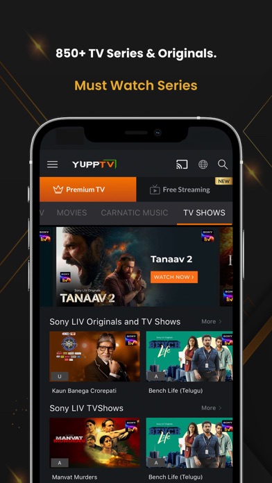 YuppTV - Live TV & Movies screenshot 3