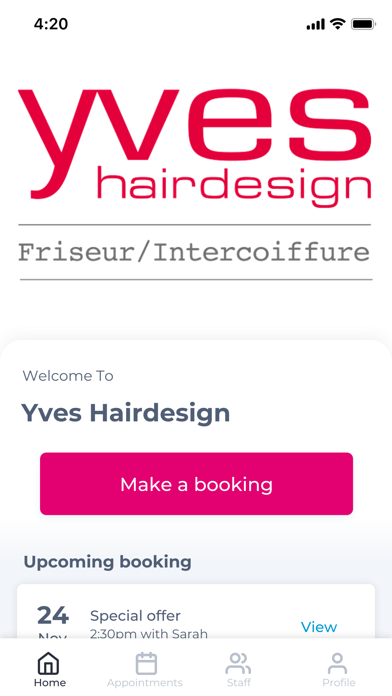 Yves Hairdesign screenshot 3
