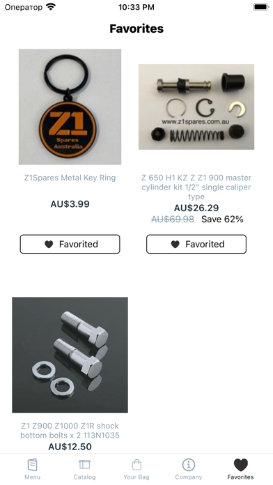 Z1Spares Australia screenshot 1