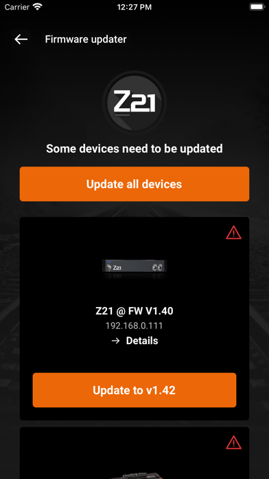 Z21Updater screenshot 1